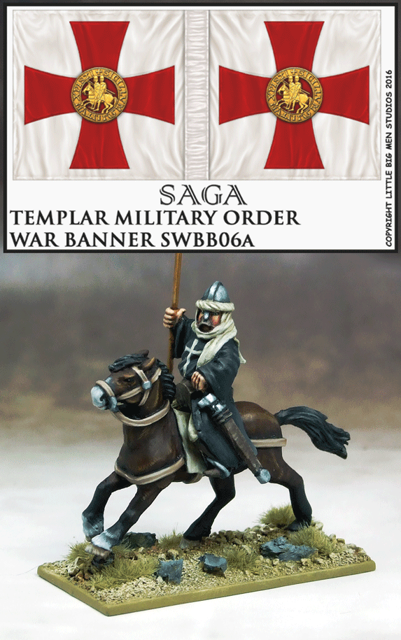 Military Order Templars War Banner & Bearer ⏣ SAGA ⏣ Gripping Beast