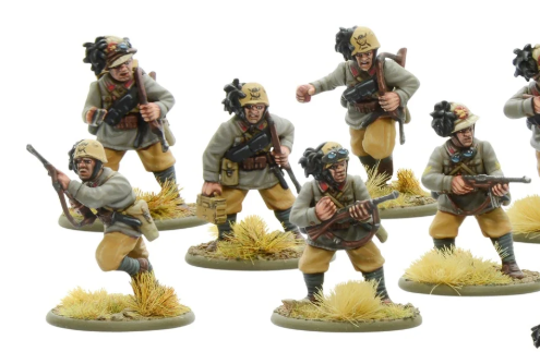 Italian Bersaglieri ⏣ 6 figures ⏣ Bolt Action ⏣ Warlord