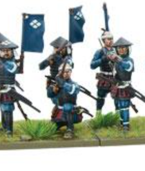 Ashigaru Spearmen ⏣ 5 figures ⏣ Pike & Shotte ⏣ Warlord