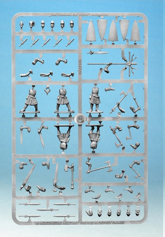 Oathmark Elf Heavy Infantry ⏣ 5 figures ⏣ SAGA ⏣ North Star