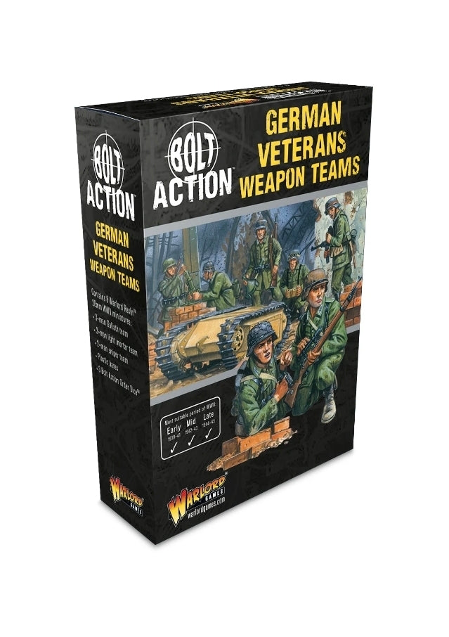 German Veterans Weapon Teams ⏣ Bolt Action ⏣ Warlord