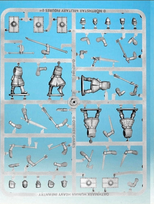 Oathmark Human Heavy Infantry ⏣ 5 figures ⏣ SAGA ⏣ North Star