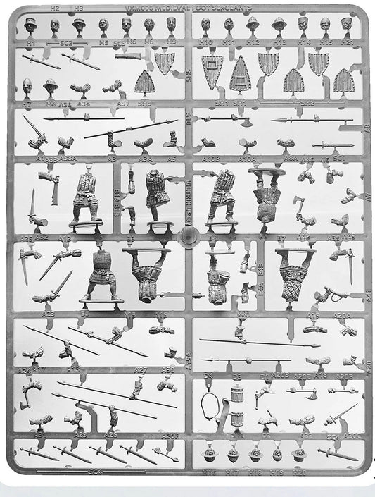 Medieval Foot Serjeants ⏣ SAGA ⏣ Victrix