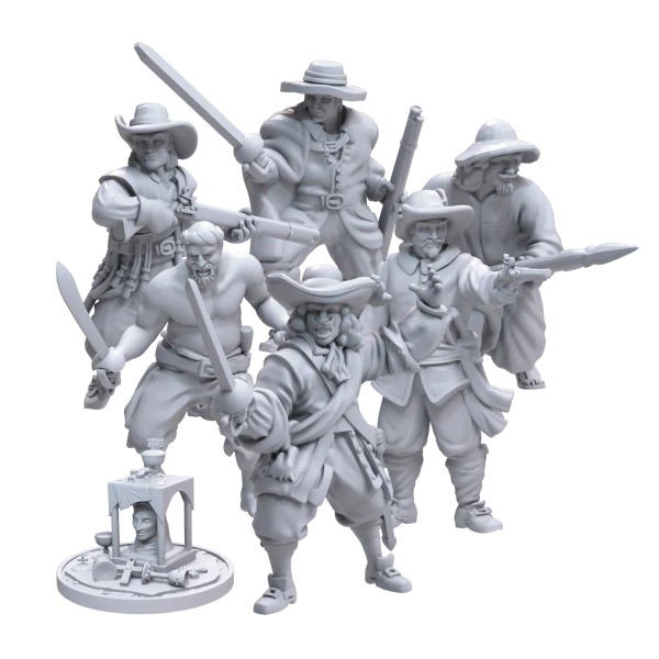 Spanish Guarda Costa Faction Box ⏣ 6 figures ⏣ Port Royal ⏣ Firelock Games