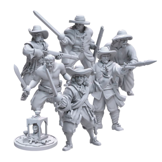 Spanish Guarda Costa Faction Box ⏣ 6 figures ⏣ Port Royal ⏣ Firelock Games