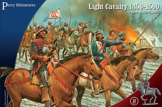 Light Cavalry 1450 - 1500 ⏣ 12 figures ⏣ SAGA ⏣ Perry Miniatures