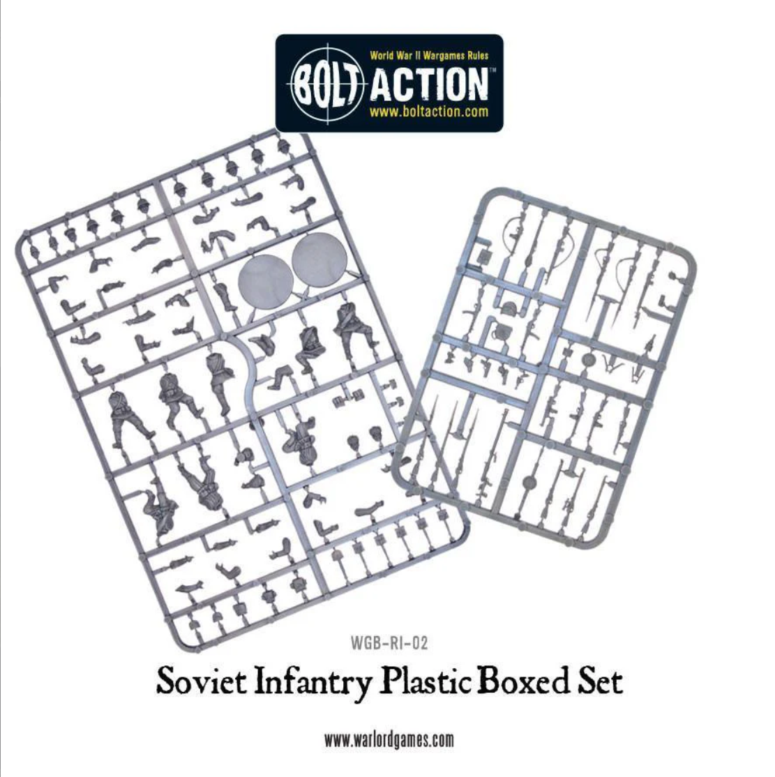 Soviet Infantry ⏣ 40 figures ⏣ Bolt Action ⏣ Warlord