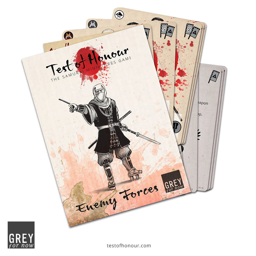 Enemy Forces Card Set ⏣ Test of Honour ⏣ Grey For Now