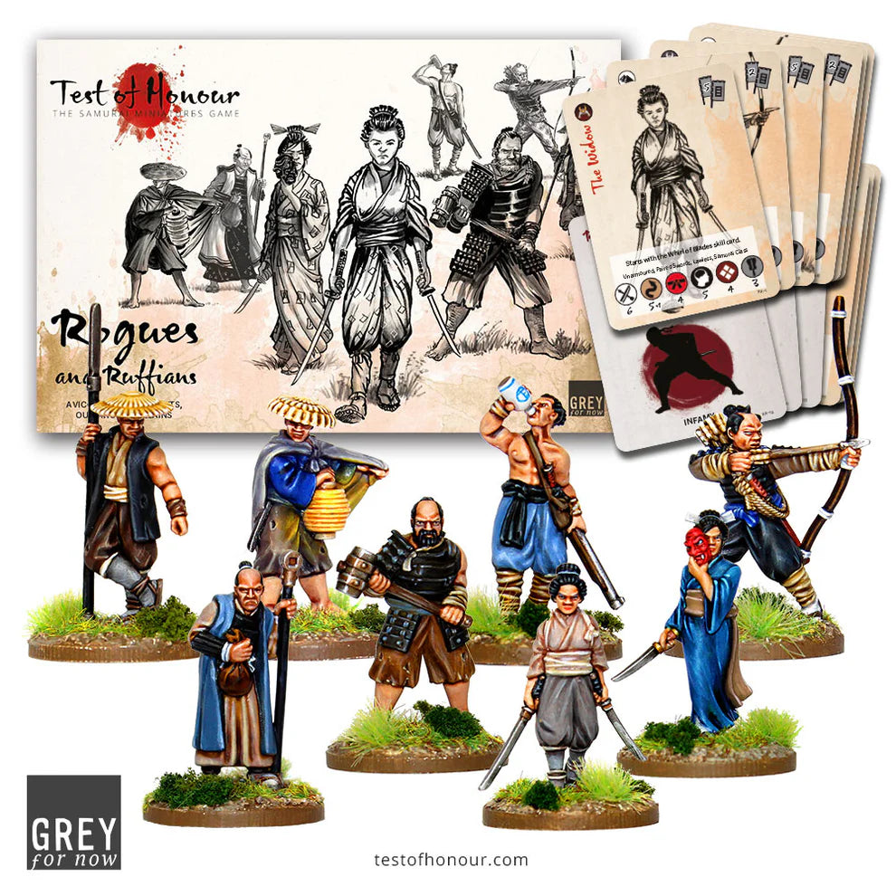 Rogues and Ruffians ⏣ 8 figures ⏣ Test of Honour ⏣ Grey For Now