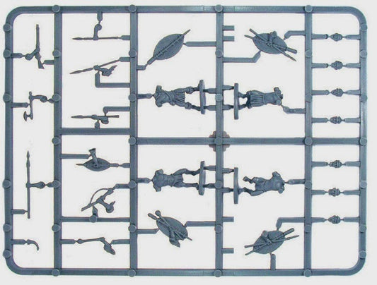 Married Zulu Impi ⏣ 4 figures ⏣ Black Powder ⏣ Warlord